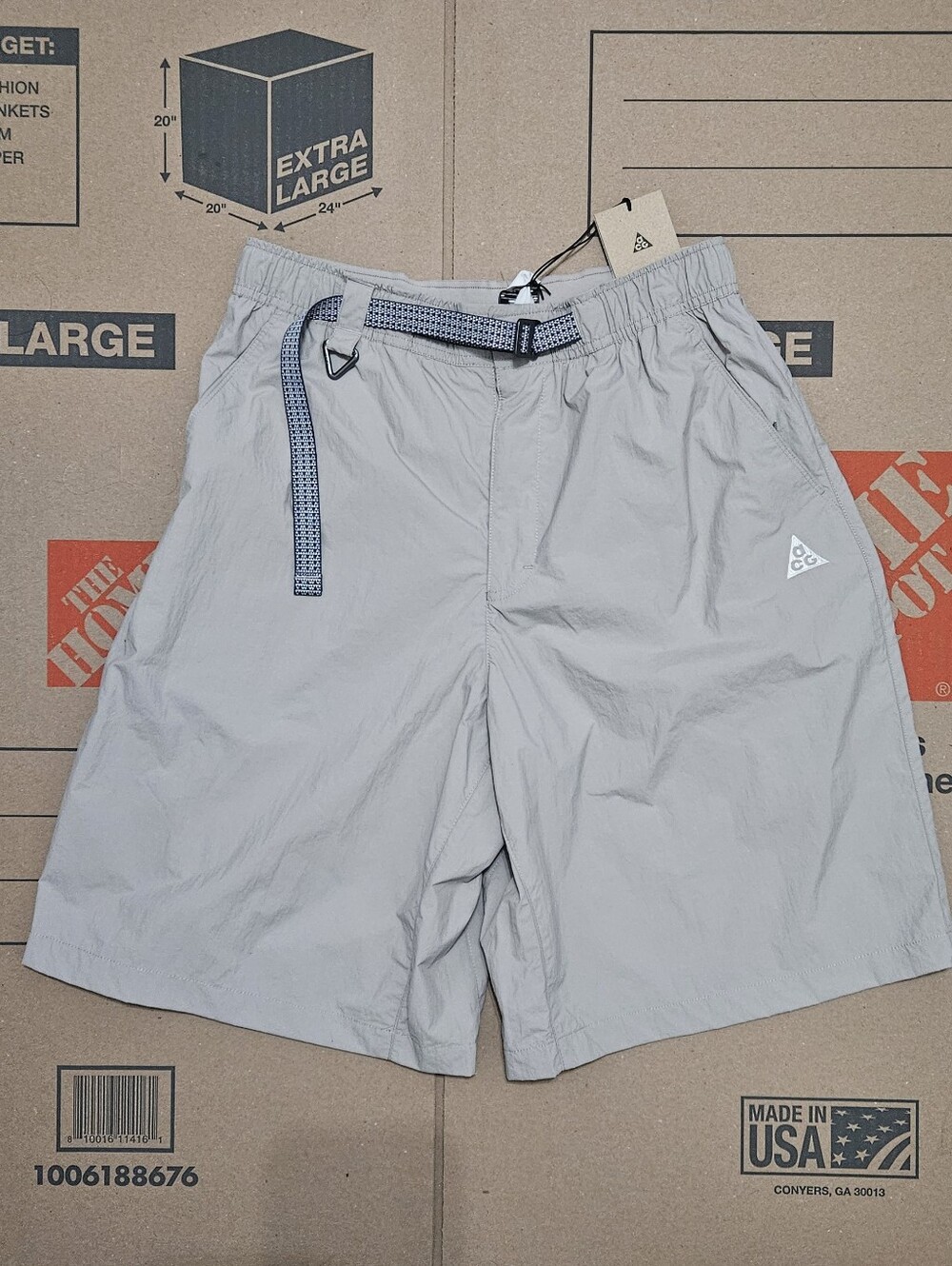 Nike ACG Orb Weaver Oversized Grey Shorts
